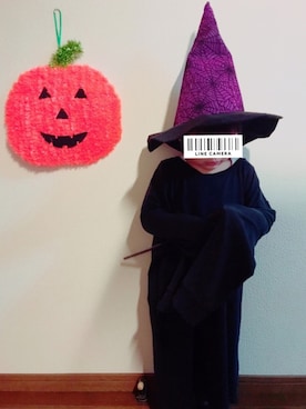 「wearhalloween2017」｜「アイテム（帽子）」を使った、mari▼rioさん（キッズ・90cm）の秋コーディネート