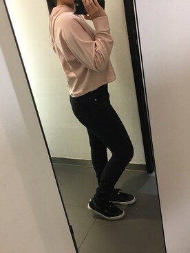 「FOREVER 21（フォーエバー トゥエンティーワン）のアイテム（その他）」を使った、mihoroさん（レディース・158cm）の冬コーディネート