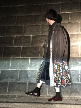 「Vient Americano（ヴィエントアメリカーノ）のアイテム」を使った、諸葛亮さん（メンズ・180cm）の春コーディネート