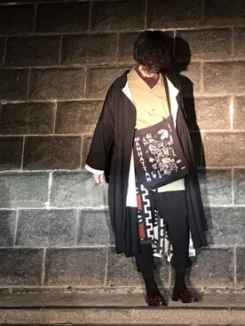 「Vient Americano（ヴィエントアメリカーノ）のアイテム」を使った、諸葛亮さん（メンズ・180cm）の春コーディネート