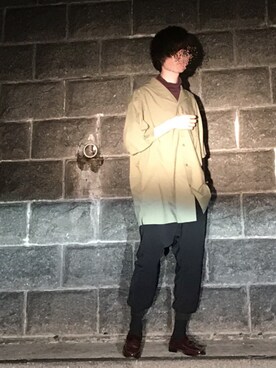 「Vient Americano（ヴィエントアメリカーノ）のアイテム」を使った、諸葛亮さん（メンズ・180cm）の春コーディネート