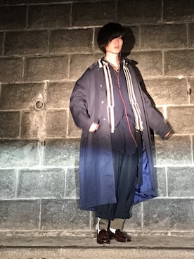 「Vient Americano（ヴィエントアメリカーノ）のアイテム」を使った、諸葛亮さん（メンズ・180cm）の春コーディネート