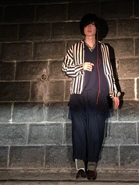 「Vient Americano（ヴィエントアメリカーノ）のアイテム」を使った、諸葛亮さん（メンズ・180cm）の春コーディネート