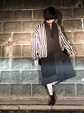 「Vient Americano（ヴィエントアメリカーノ）のアイテム」を使った、諸葛亮さん（メンズ・180cm）の春コーディネート