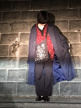 「Vient Americano（ヴィエントアメリカーノ）のアイテム」を使った、諸葛亮さん（メンズ・180cm）の春コーディネート