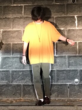 「Vient Americano（ヴィエントアメリカーノ）のアイテム」を使った、諸葛亮さん（メンズ・180cm）の夏コーディネート