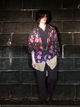 「Vient Americano（ヴィエントアメリカーノ）のアイテム」を使った、諸葛亮さん（メンズ・180cm）の夏コーディネート