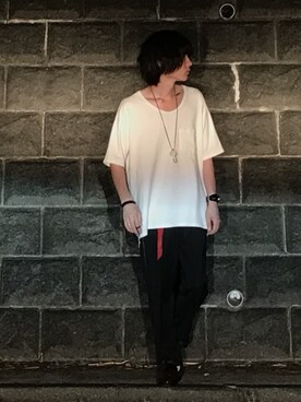 「Vient Americano（ヴィエントアメリカーノ）のアイテム」を使った、諸葛亮さん（メンズ・180cm）の夏コーディネート