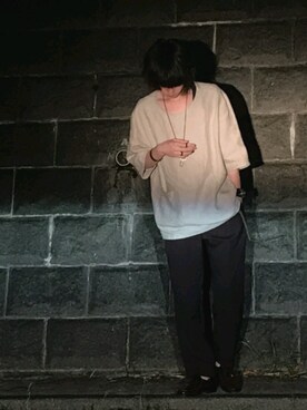 「Vient Americano（ヴィエントアメリカーノ）のアイテム」を使った、諸葛亮さん（メンズ・180cm）の夏コーディネート