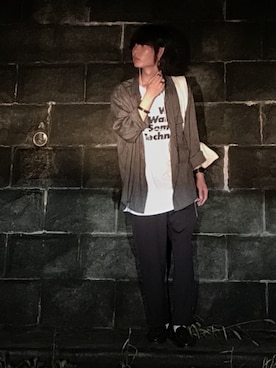 「Vient Americano（ヴィエントアメリカーノ）のアイテム」を使った、諸葛亮さん（メンズ・180cm）の夏コーディネート