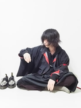 「UNIQLO（ユニクロ）の50色ソックス（消臭機能付き）（ソックス/靴下）」を使った、諸葛亮さん（メンズ・180cm）の秋コーディネート