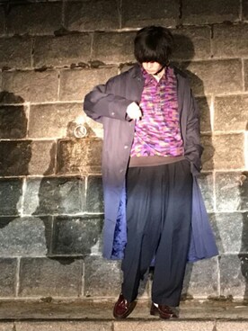 「Vient Americano（ヴィエントアメリカーノ）のアイテム」を使った、諸葛亮さん（メンズ・180cm）の春コーディネート