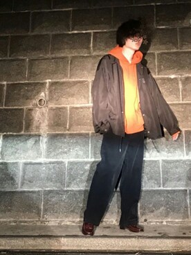 「Vient Americano（ヴィエントアメリカーノ）のアイテム」を使った、諸葛亮さん（メンズ・180cm）の春コーディネート