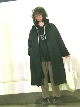 「CHAPS（チャップス）のアイテム（ジャケット/アウター）」を使った、諸葛亮さん（メンズ・180cm）の冬コーディネート