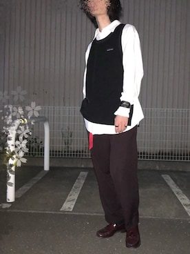 「Vient Americano（ヴィエントアメリカーノ）のアイテム」を使った、諸葛亮さん（メンズ・180cm）の春コーディネート