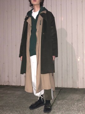「niko and...（ニコアンド）のアイテム（その他アウター）」を使った、諸葛亮さん（メンズ・180cm）の冬コーディネート