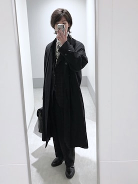 「CHAPS（チャップス）のアイテム（ジャケット/アウター）」を使った、諸葛亮さん（メンズ・179cm）の冬コーディネート