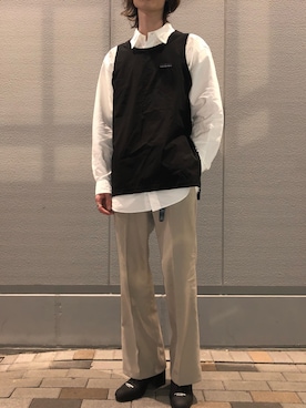 「SHAREEF（シャリーフ）のアイテム（ブーツ）」を使った、諸葛亮さん（メンズ・179cm）の春コーディネート