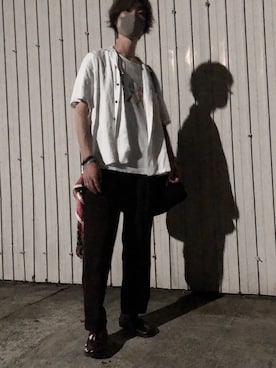 「Vient Americano（ヴィエントアメリカーノ）のアイテム」を使った、諸葛亮さん（メンズ・179cm）の夏コーディネート