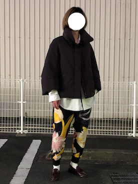 「Vient Americano（ヴィエントアメリカーノ）のアイテム」を使った、諸葛亮さん（メンズ・179cm）の冬コーディネート