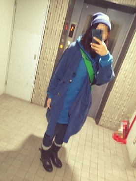 「3rd by VANQUISH（サードバイヴァンキッシュ）のアイテム（帽子）」を使った、なぽさん（レディース・168cm）の春コーディネート
