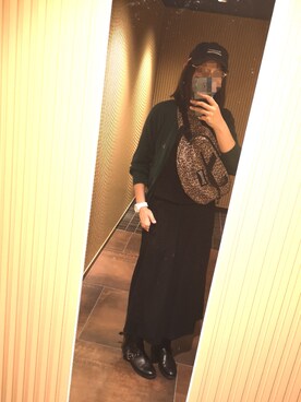 「A part by（アパートバイ）のアイテム（オールインワン・サロペット）」を使った、なぽさん（レディース・168cm）の秋コーディネート