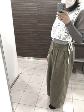 「LA BELLE ETUDE（ラベルエチュード）のアイテム（Tシャツ/カットソー）」を使った、なぽさん（レディース・168cm）の夏コーディネート