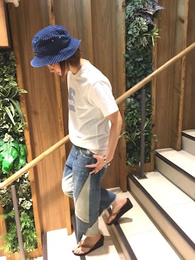 「ボーイッシュ、夏コーデ」｜doco.さん（レディース・163cm）の夏コーディネート
