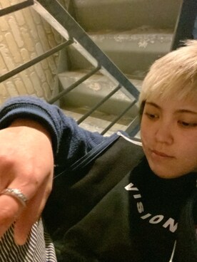 「CONVERSE（コンバース）のアイテム（パーカー）」を使った、shunさん（メンズ・155cm）の秋コーディネート