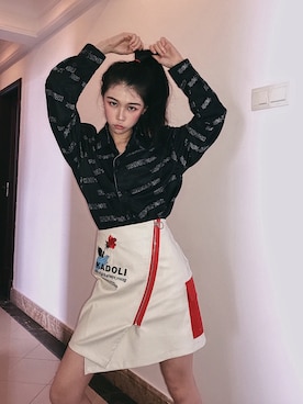 「搭配」｜「アイテム（トップス）」を使った、_Kyouvipさん（レディース・157cm）の夏コーディネート