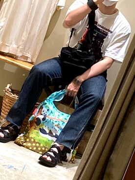 「IOSSELLIANI（イオッセリアーニ）のアイテム」を使った、きゅーいさん（メンズ・173cm）の夏コーディネート