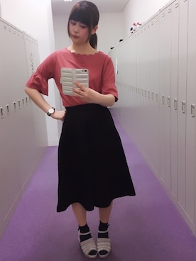 「ドラフトマジェ」｜cherry🍒さん（レディース・163cm）の夏コーディネート