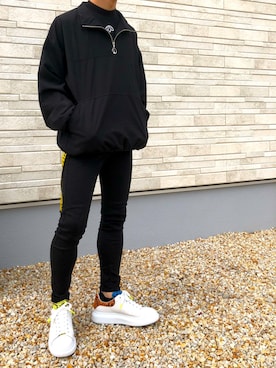 「Alexander McQueen（アレキサンダーマックイーン）のアイテム（シューズ）」を使った、Yoshikiさん（メンズ・163cm・20代）の春コーディネート