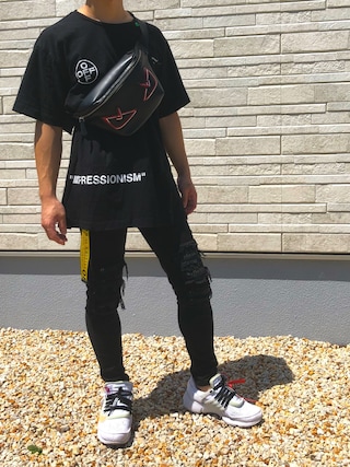 {Off-White} オフホワイト Tシャツ T-Shirt 送料関税込 OFF-WHITE（オフホワイト）Tシャツ・カットソー 黒 サイズ:S