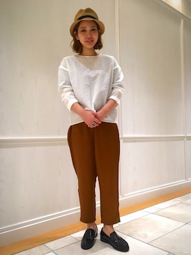 「Bshop（ビショップ）のアイテム（その他シューズ）」を使った、Bshop有楽町ルミネ店 スタッフさん（レディース・152cm）の冬コーディネート