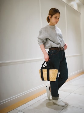 「Keds（ケッズ）のアイテム」を使った、Bshop有楽町ルミネ店 スタッフさん（レディース・152cm）の春コーディネート