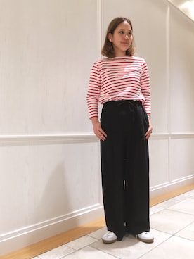 「GERMAN TRAINER（ジャーマントレーナー）のアイテム」を使った、Bshop有楽町ルミネ店 スタッフさん（レディース・152cm）の春コーディネート