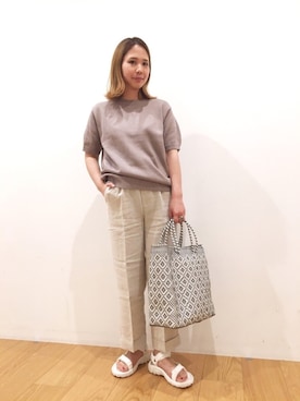 「Bshop（ビショップ）のアイテム」を使った、Bshop有楽町ルミネ店 スタッフさん（レディース・152cm）の春コーディネート