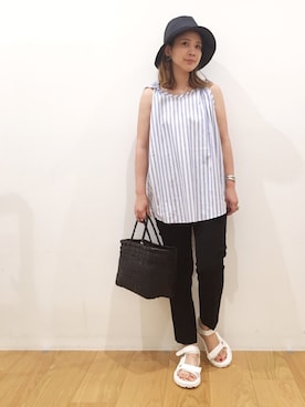 Bshop有楽町ルミネ店 スタッフさん（レディース・151cm）の夏コーディネート