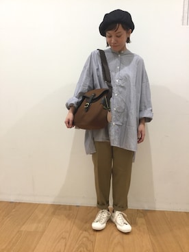 「Scye（サイ）のアイテム」を使った、Bshop有楽町ルミネ店 スタッフさん（レディース・152cm）の夏コーディネート