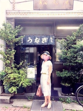「pas de calais（パドカレ）のアイテム」を使った、anaさん（レディース・157cm）の夏コーディネート