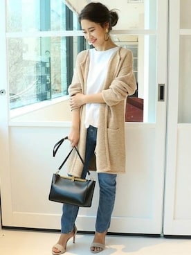 「SMIR NASLI（サミールナスリ）のアイテム」を使った、serinaさん（レディース・150cm）の春コーディネート