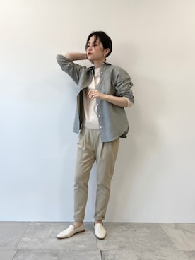 「インディヴィ」｜「アイテム（その他シューズ）」を使った、INDIVI(SHOP STAFF)さん（レディース・163cm）の冬コーディネート