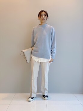 INDIVI(SHOP STAFF)さん（レディース・162cm）の冬コーディネート