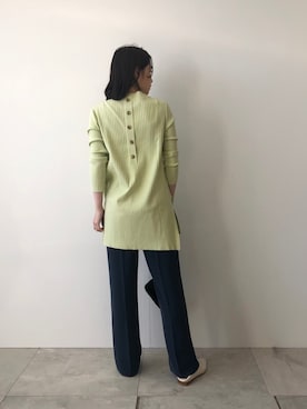 「インディヴィ」｜「アイテム（その他シューズ）」を使った、INDIVI(SHOP STAFF)さん（レディース・163cm）の冬コーディネート