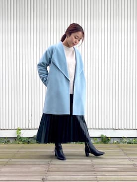 INDIVI(SHOP STAFF)さん(レディース・155cm)の冬コーディネート