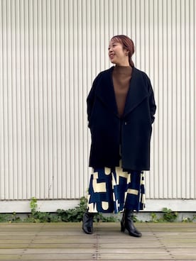 INDIVI(SHOP STAFF)さん(レディース・155cm)の冬コーディネート