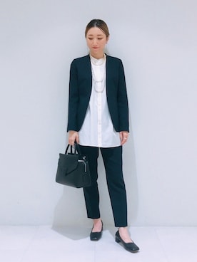 「INDIVI（インディヴィ）のアイテム」を使った、INDIVI(SHOP STAFF)さん（レディース・158cm）の春コーディネート