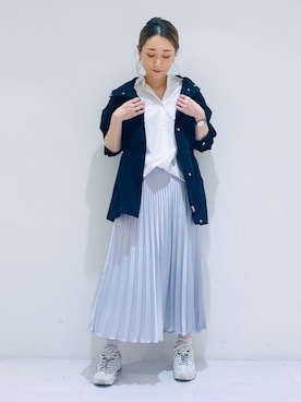 INDIVI(SHOP STAFF)さん(レディース・158cm)の春コーディネート