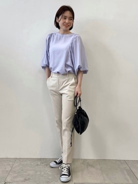 INDIVI(SHOP STAFF)さん（レディース・163cm）の春コーディネート